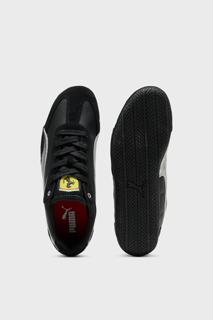 Жіночі чорні шкіряні кросівки Scuderia Ferrari HP Speedcat Sneakers Women 4