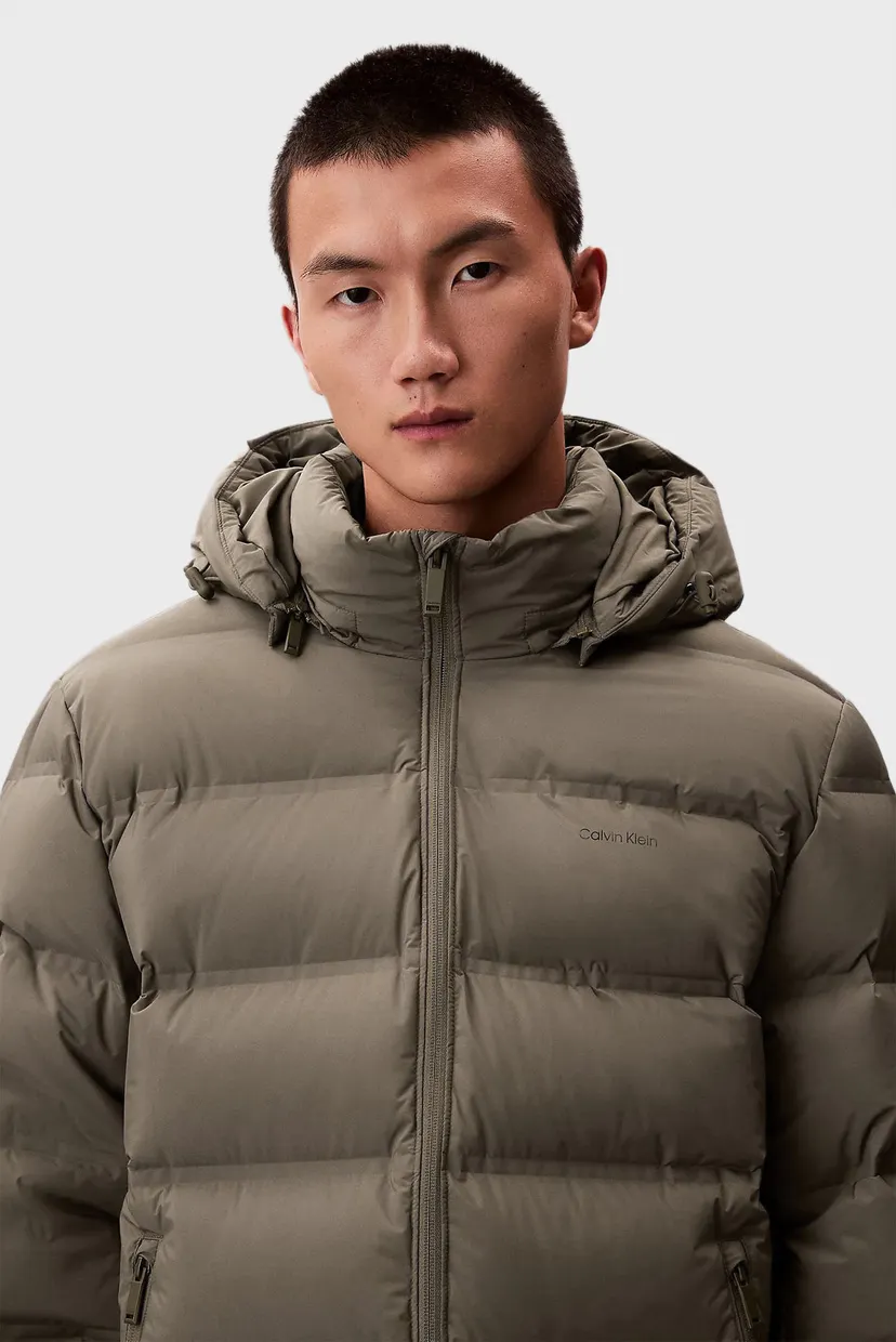 Мужской оливковый пуховик LS QUILTED 5
