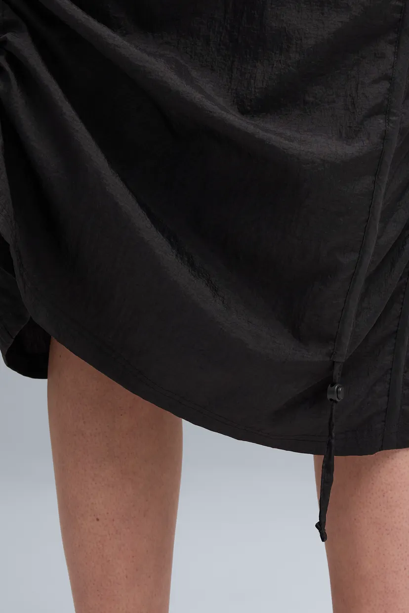 Жіноча чорна спідниця DARE TO Woven Midi Skirt Women 5