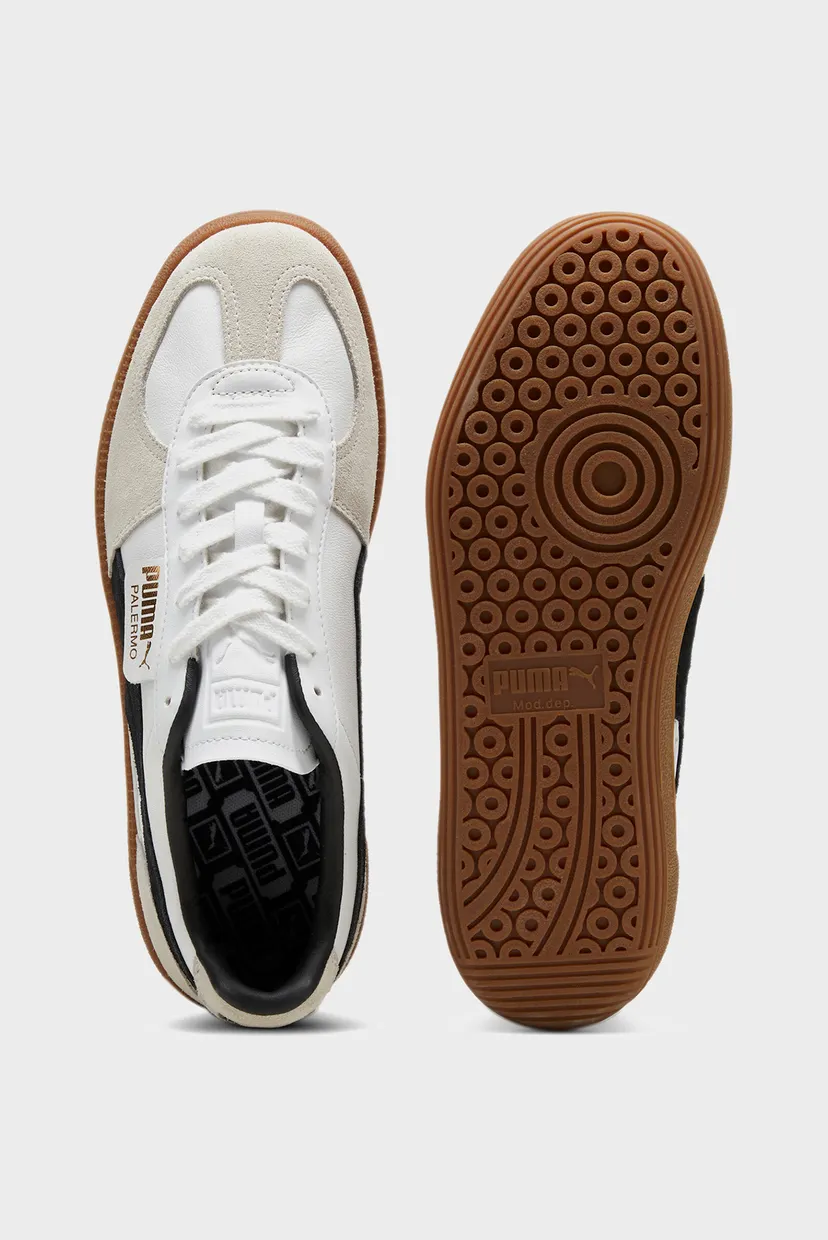 Белые кожаные сникерсы Palermo Lth Sneakers 4