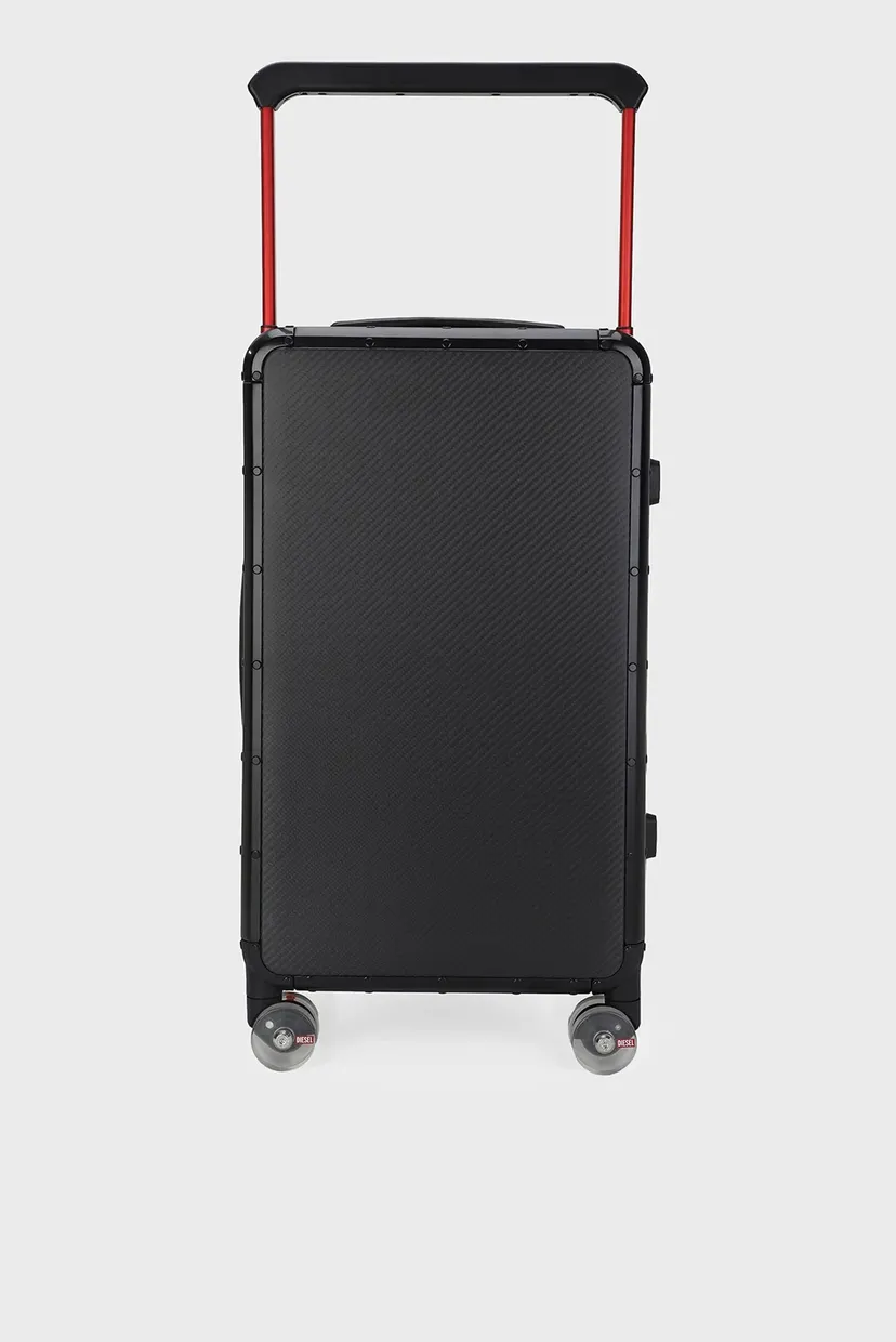 Черный чемодан CARBON FIBER TROLLEY 3