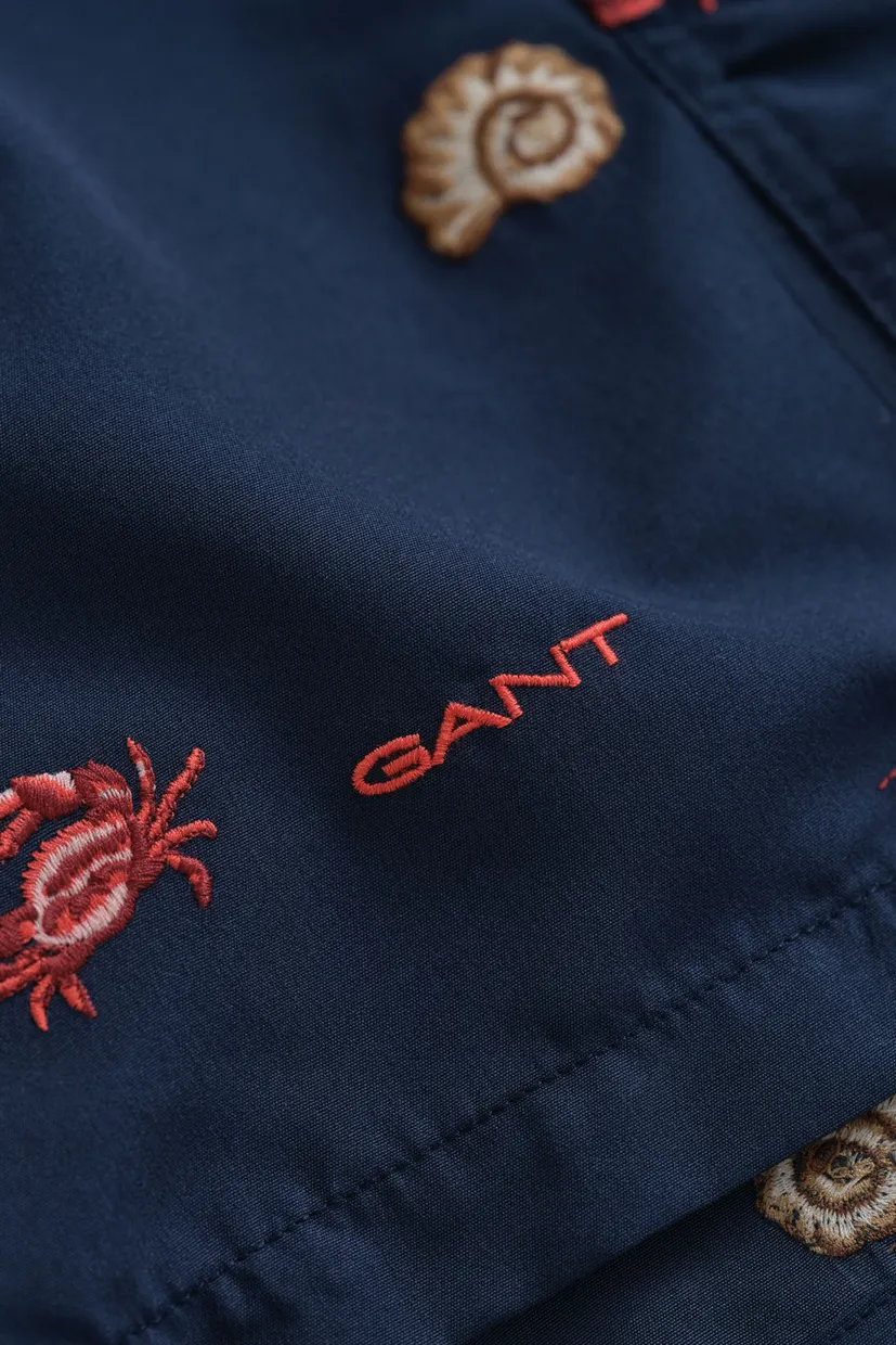Чоловічі темно-сині плавальні шорти LOBSTER EMBROIDERY 4