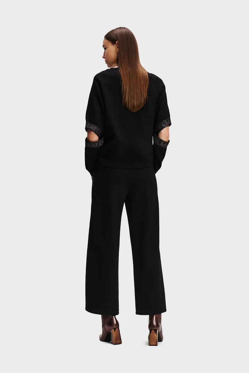 Жіночі чорні кюлоти GLITTER LOGO TAPE TAPE CULOTTES 3