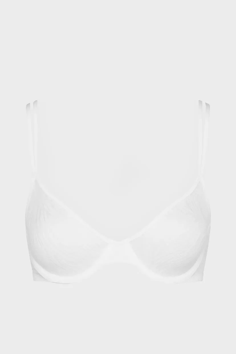 Женский белый бюстгальтер UNLINED DEMI 9