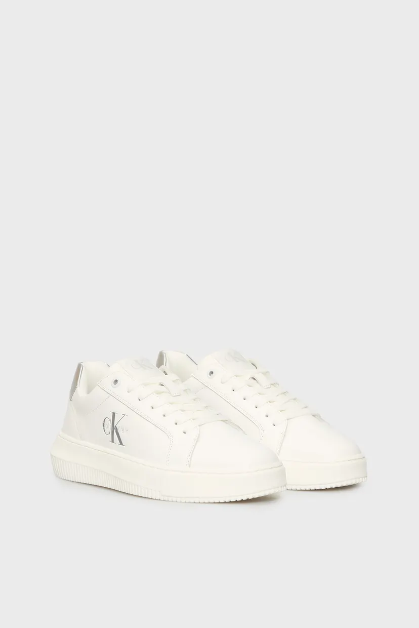 Жіночі білі шкіряні снікерси CHUNKY CUPSOLE 3
