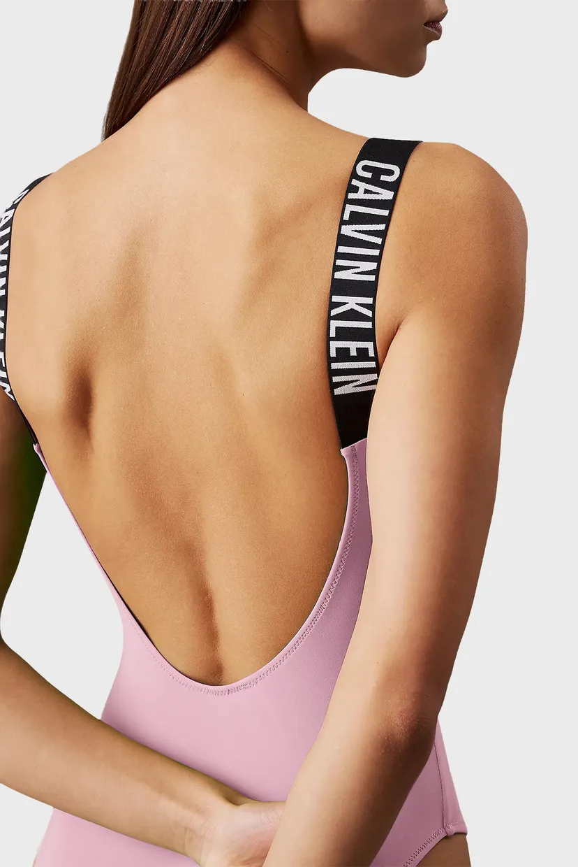 Женский розовый купальник SCOOP BACK ONE PIECE 4
