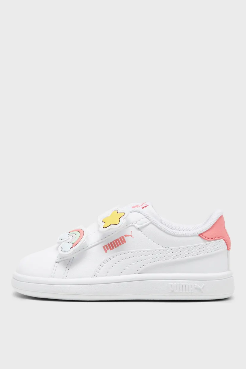 Дитячі білі снікерси Smash 3.0 Badges Sneakers Toddlers 3