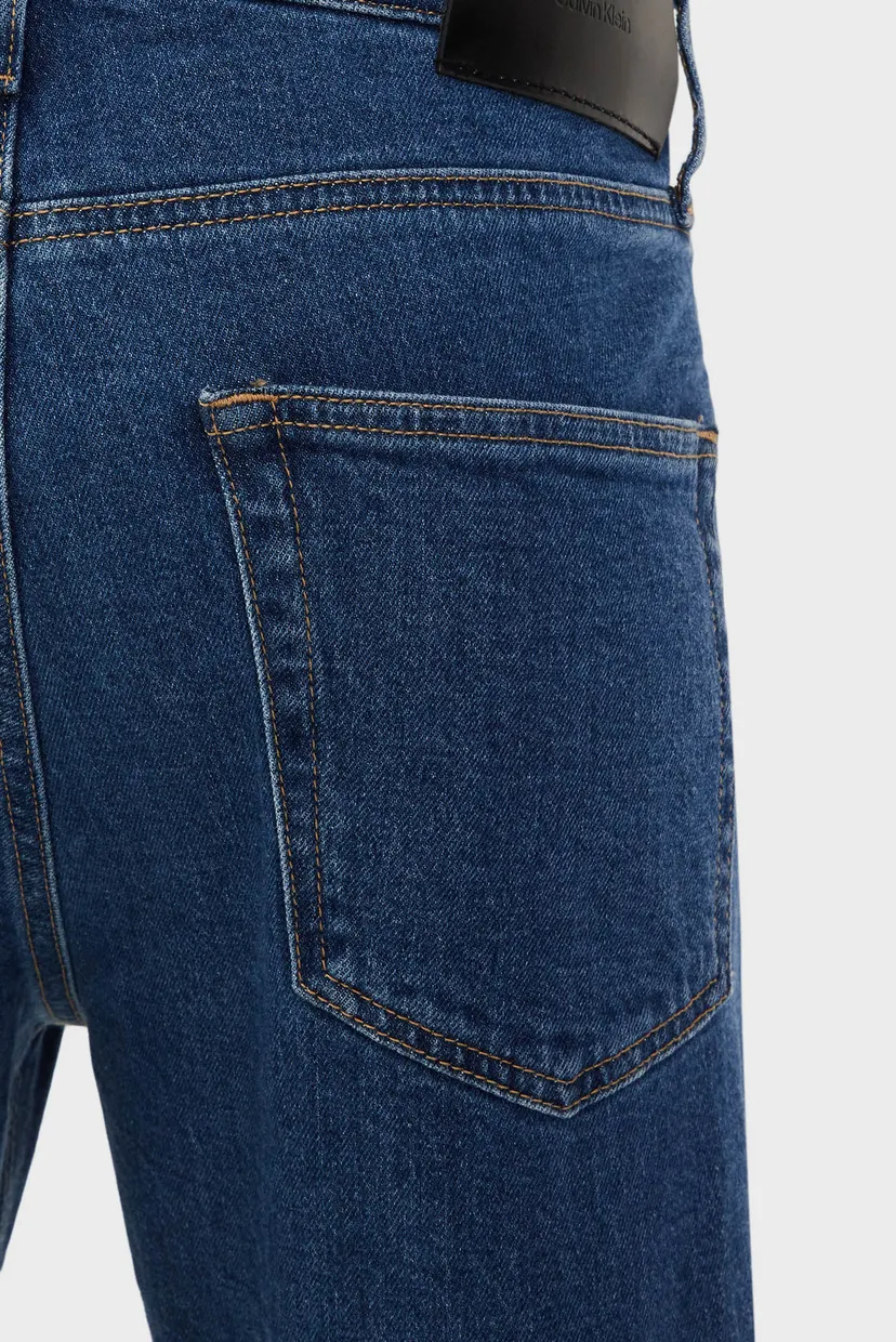 Чоловічі сині джинси TAPERED FIT MID BLUE 6