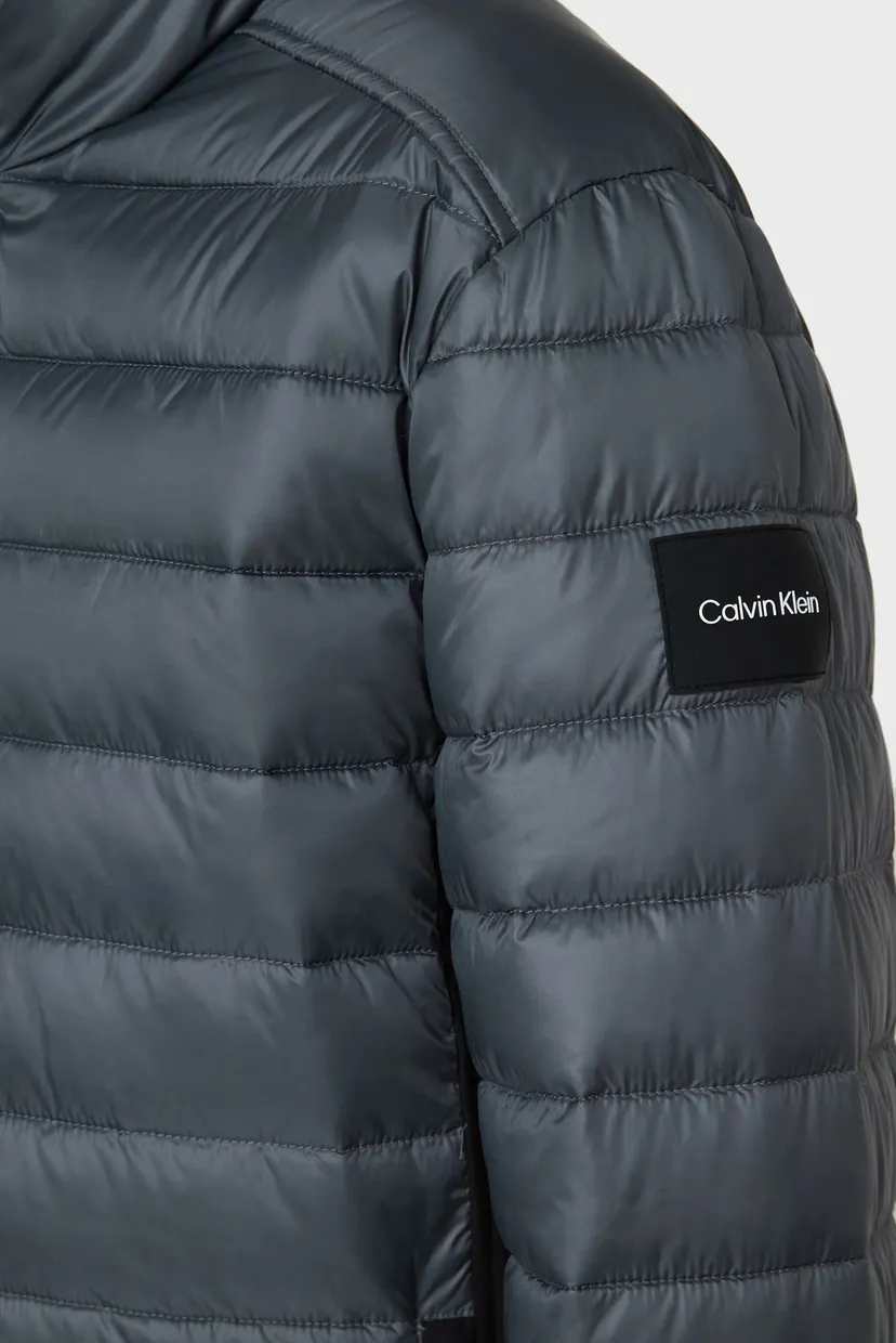 Чоловіча сіра куртка RECYCLED SIDE LOGO JACKET 3
