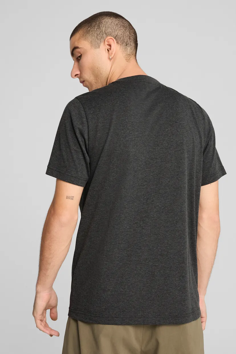 Чоловіча сіра футболка Essentials No. 1 Logo Heather Tee Men 3