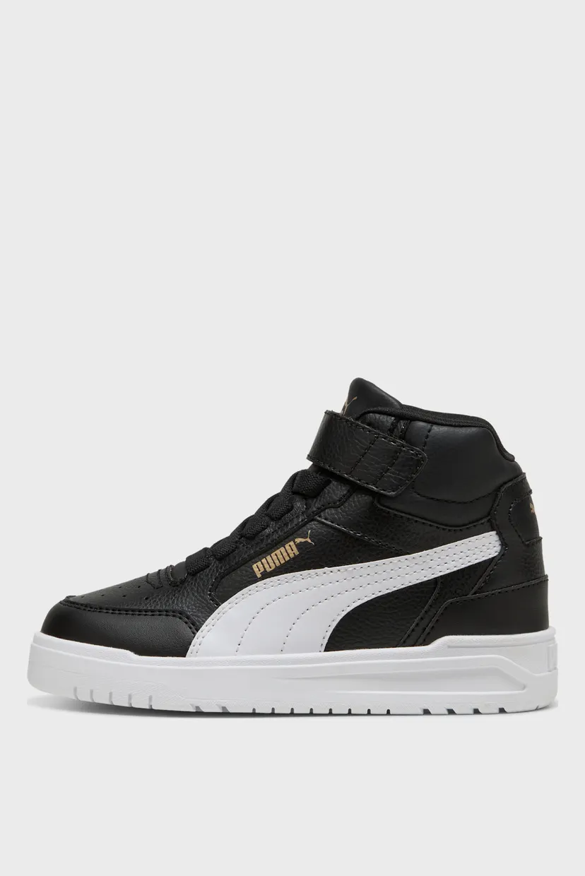Детские черные кроссовки Shuffle Downtown Mid Sneakers Kids 3