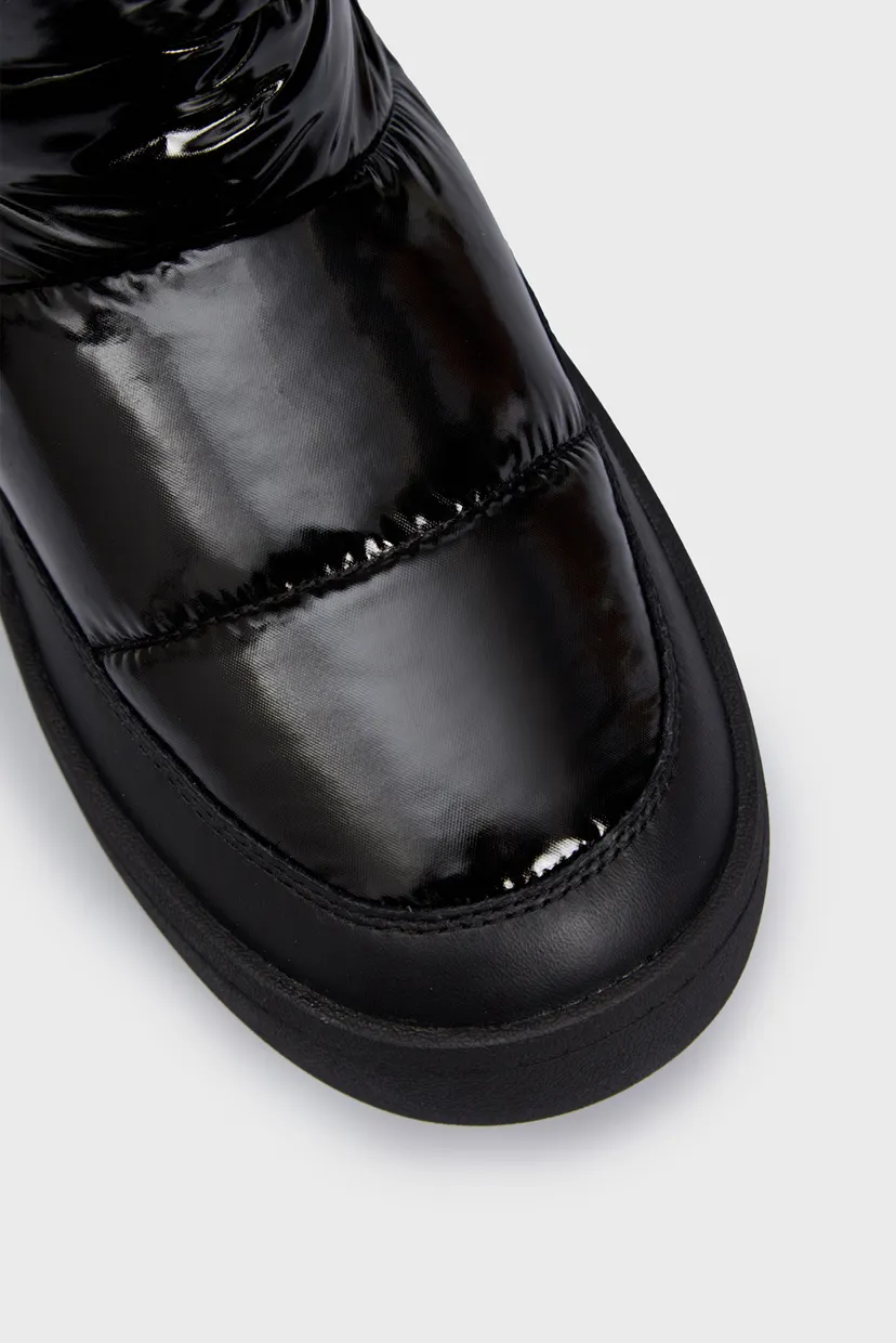 Женские черные дутики TJW WINTER BOOT 4