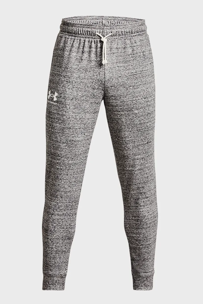 Мужские серые спортивные брюки UA Rival Terry Jogger 5