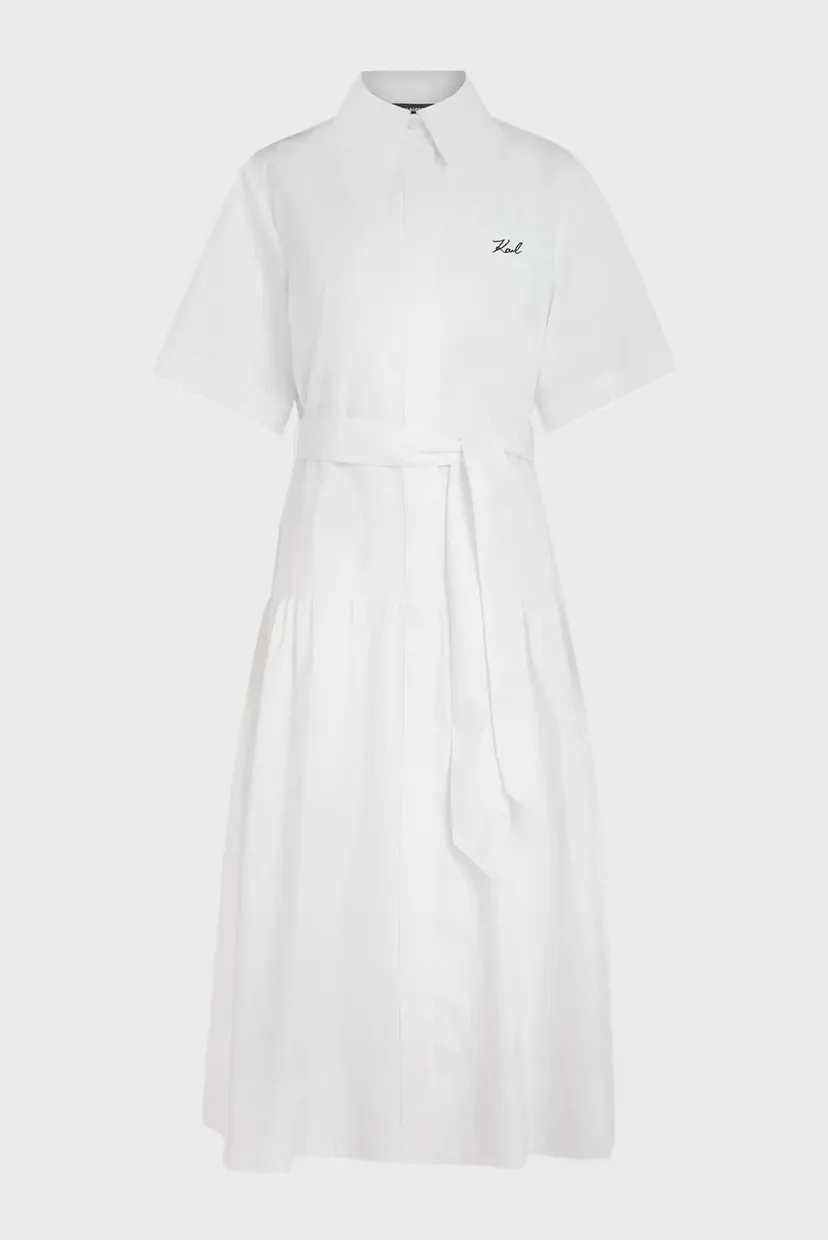 Женское белое платье SHIRT 5