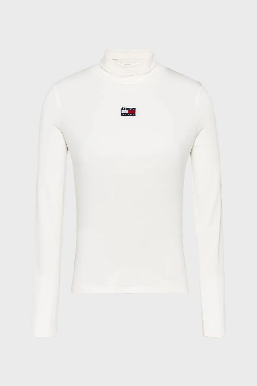 Женский белый гольф TJW SLIM BADGE MOCKNECK 5