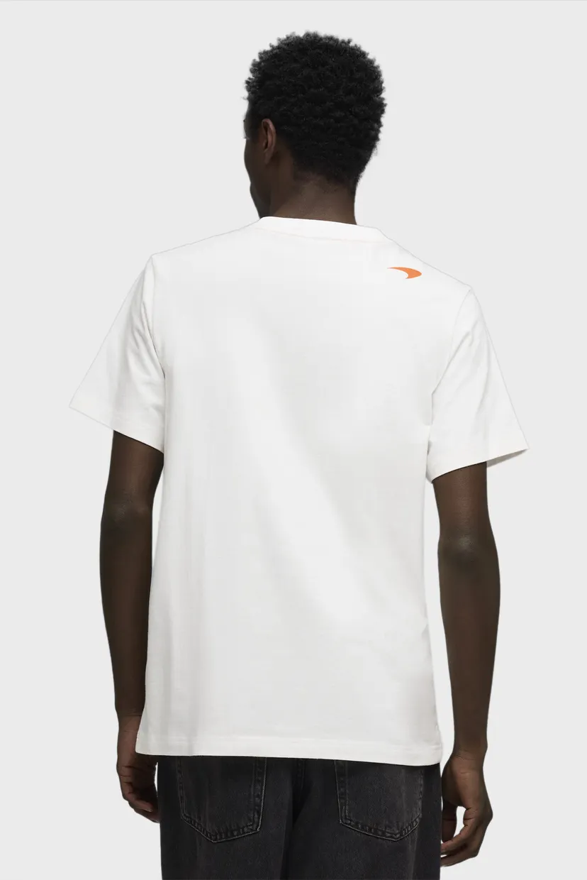 Чоловіча біла футболка McLAREN RACING Norris Tee Men 3