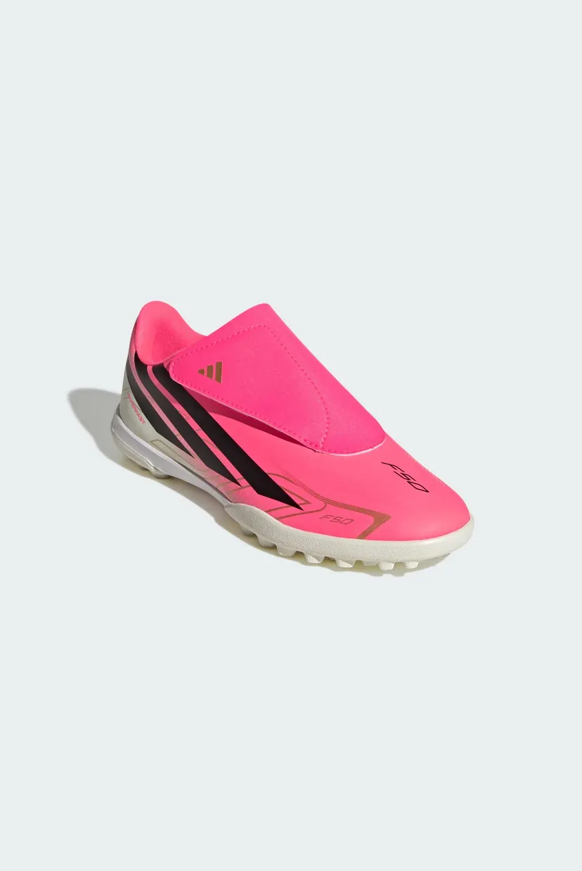 Дитячі рожеві сороконіжки F50 HYPERFAST CLUB Velcro Football Kids 4