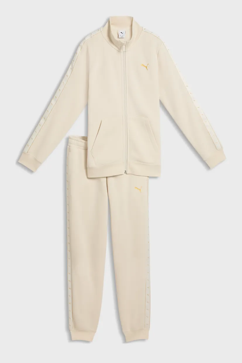 Дитячий бежевий спортивний костюм (кофта, штани) Essentials tape Full-Zip Tracksuit Youth 4