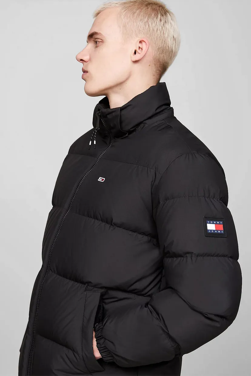 Мужской черный пуховик TJM ESSENTIAL DOWN PARKA 4