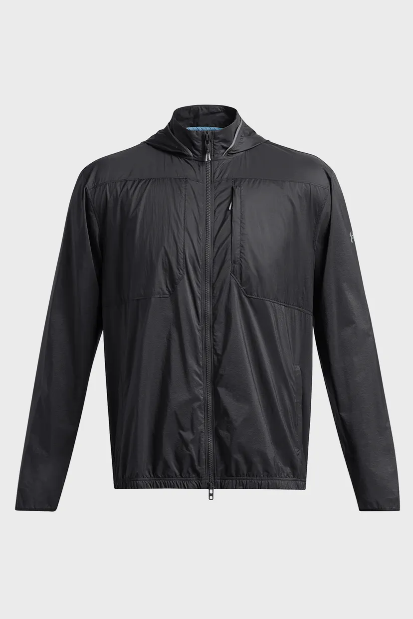 Чоловіча темно-сіра вітровка UA TRAIL RUN JACKET 6