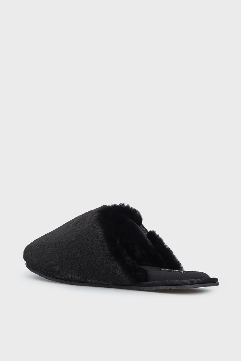 Жіночі чорні капці HOTEL SLIPPER FUR AFTER GLOW 5
