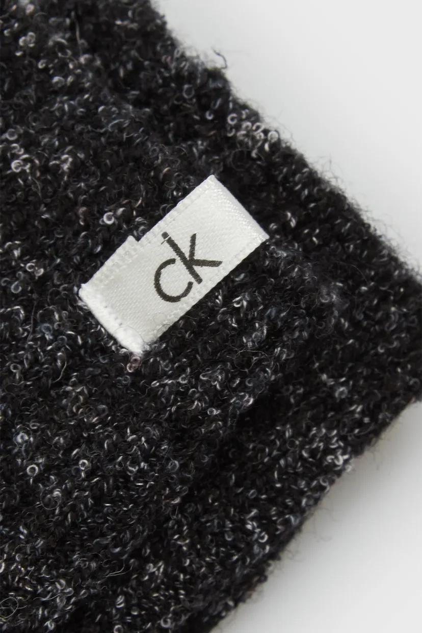 Женские черные носки CK WOMEN SOCK MULTICOLORED BOUCLE 2