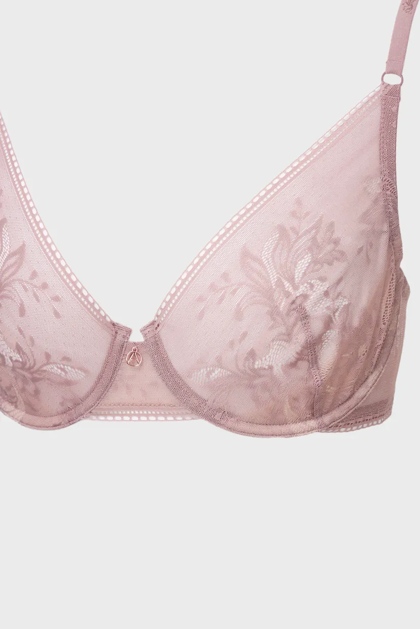 Жіночий пудровий бюстгальтер 3