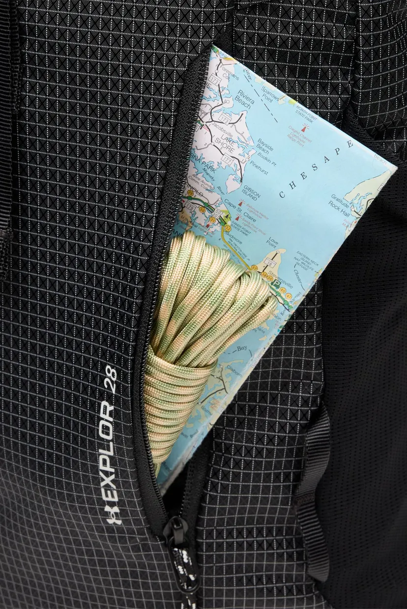 Чорний рюкзак UA Explor Backpack-BLK 6
