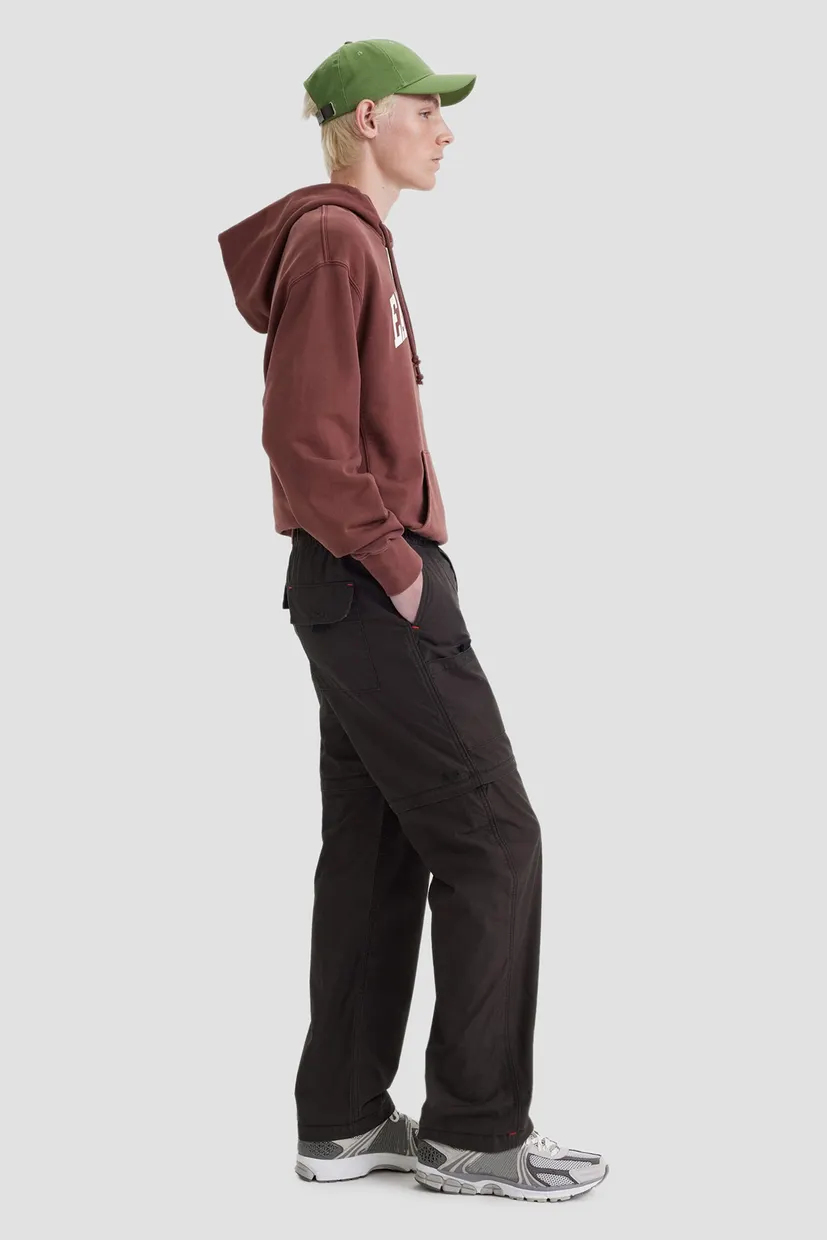 Чоловічі чорні брюки Utility Zip-Off 2в1 4