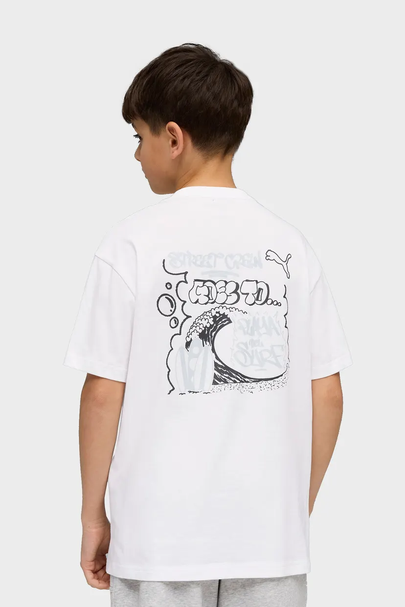 Дитяча біла футболка MID 90s Relaxed Back Graphic Tee Youth 3