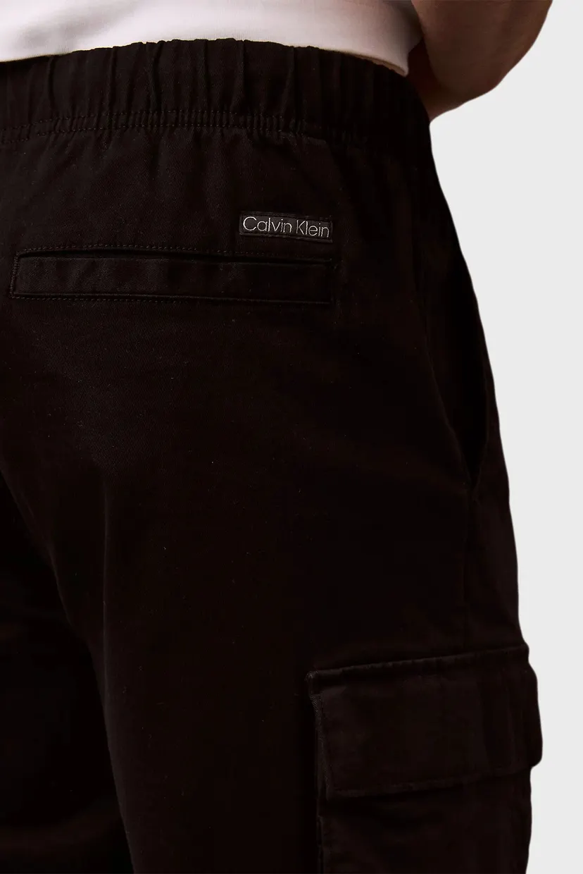 Чоловічі чорні шорти STRAIGHT COMFORT 9 CARGO 4