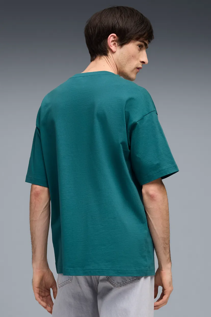 Чоловіча бірюзова футболка WARDROBE ESS Oversized Tee Men 3