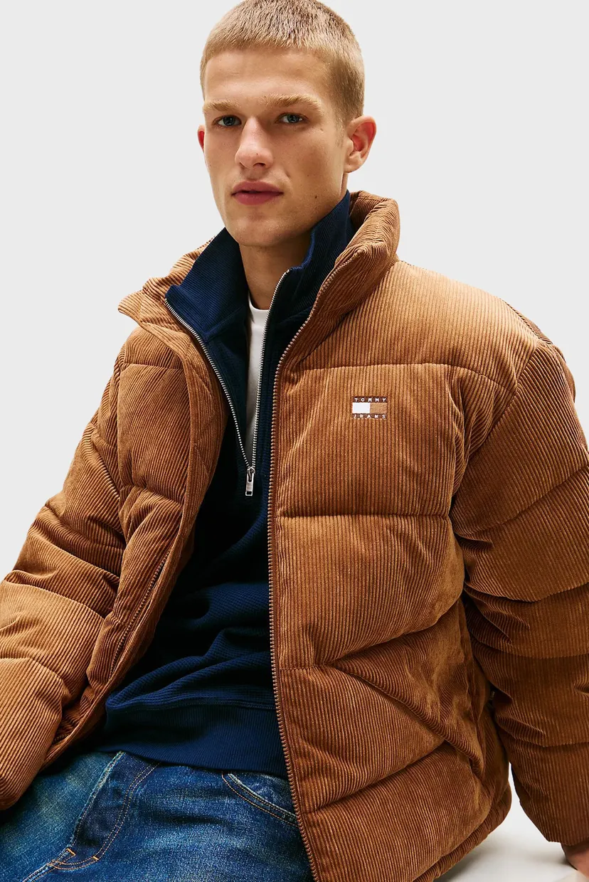 Чоловіча коричнева вельветова куртка VAIL CORD PUFFER 4