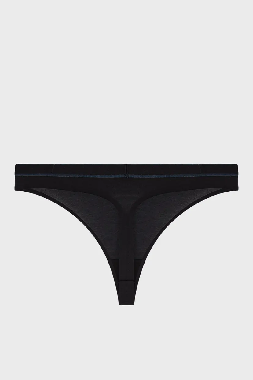 Жіночі чорні трусики THONG 8