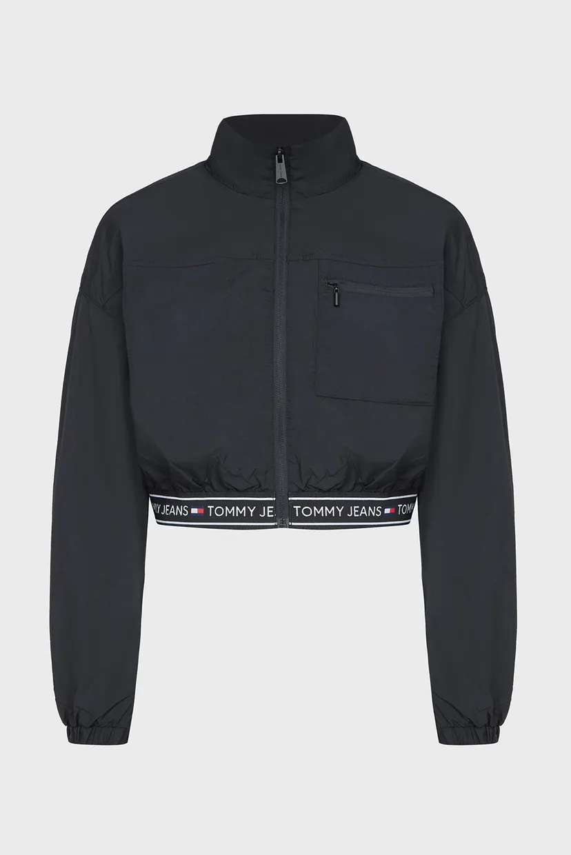Женская черная ветровка TJW CRP TAPING WINDBREAKER EXT 5