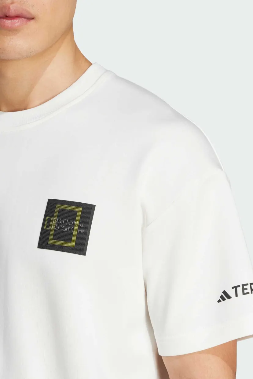 Белая футболка National Geographic Graphic Short Sleeve (унисекс) 6