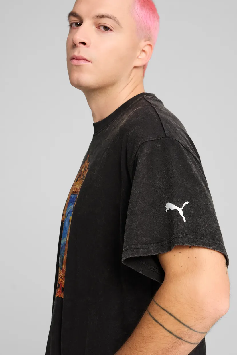 Мужская черная футболка Dylan Exhibit Basketball Tee Men 5