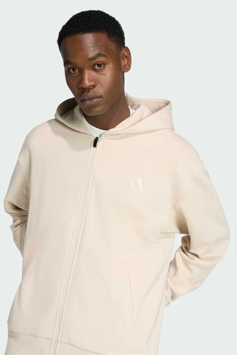 Мужское бежевое худи ALL SZN Fleece Full-Zip 4
