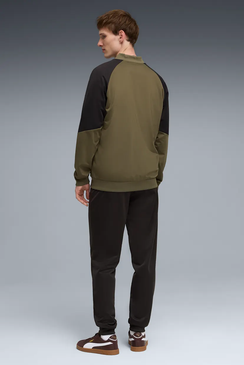 Чоловічий оливковий спортивний костюм (кофта, штани) Baseball Tracksuit Men 3