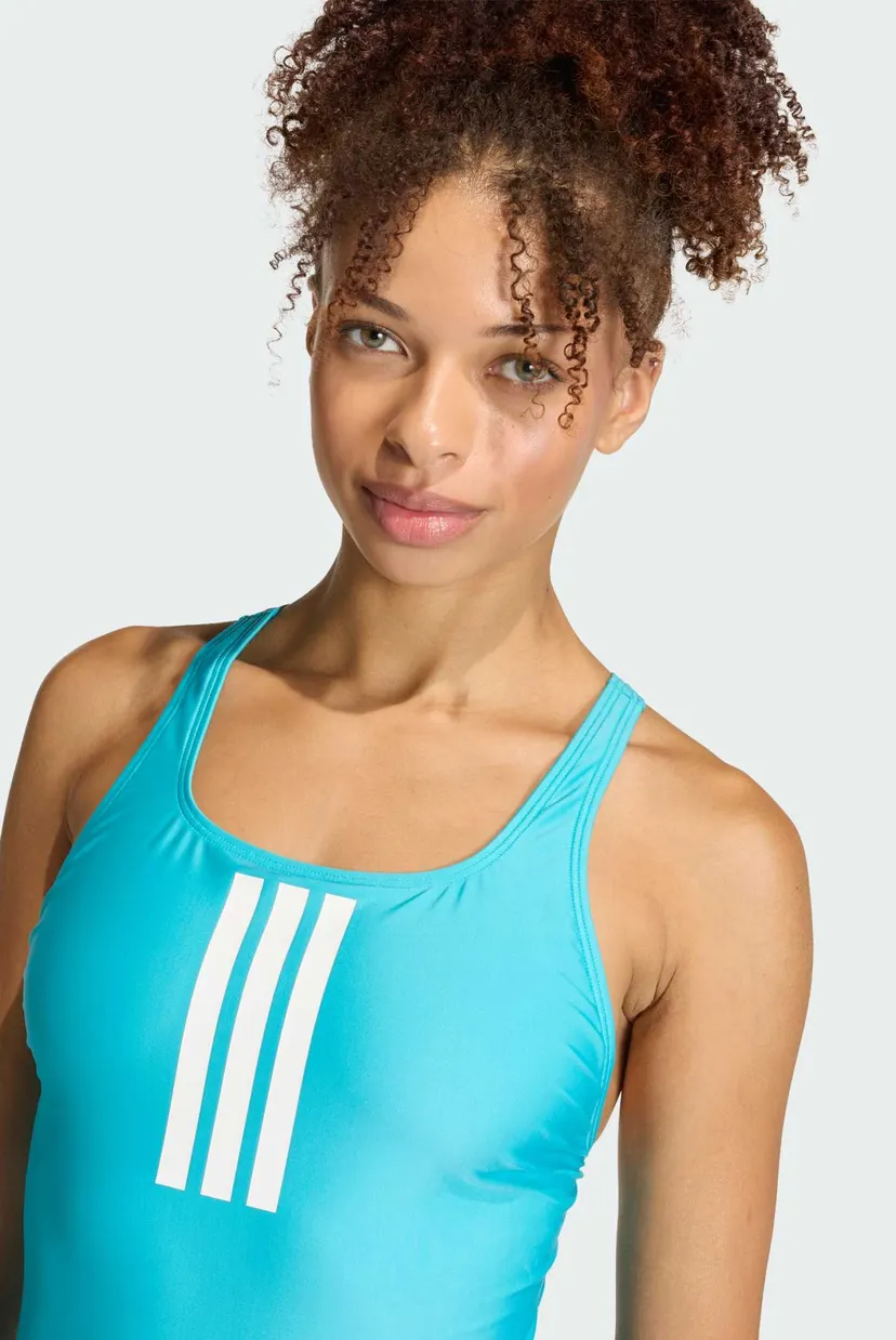 Женский бирюзовый купальник 3 STRIPES V-BACK 4