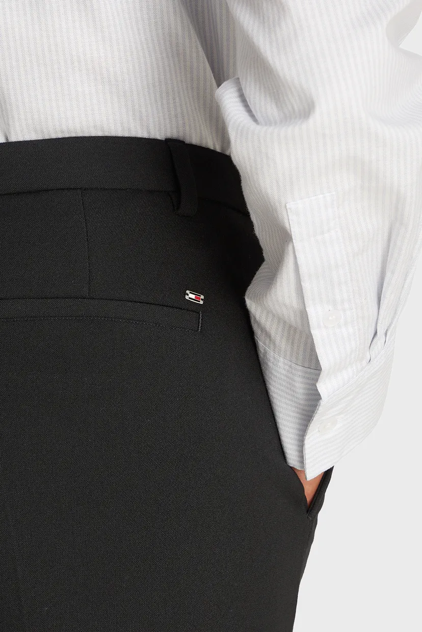 Женские черные брюки PUNTO SLIM STRAIGHT PANT 4