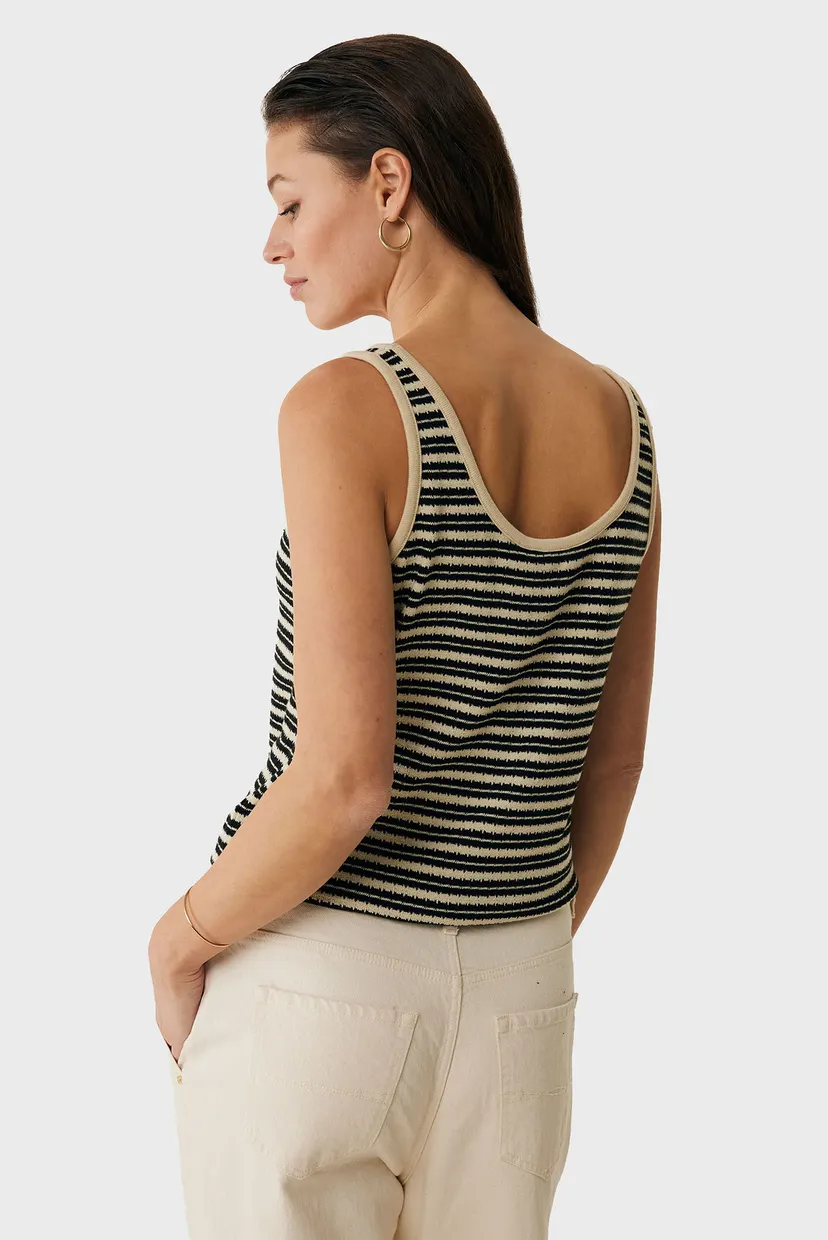 Женская майка в полоску Striped tanktop 3