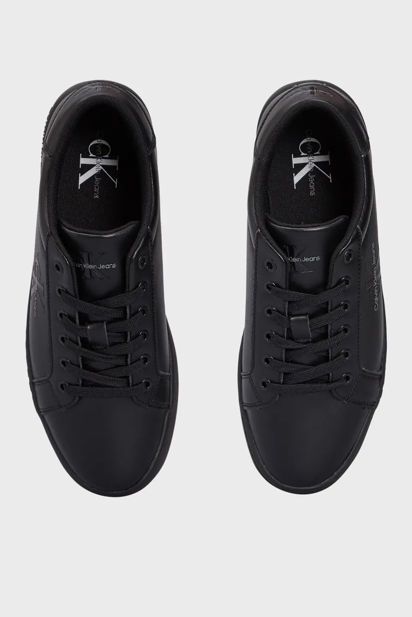Чоловічі чорні шкіряні снікерси CLASSIC CUPSOLE LACEUP LOW LTH 4