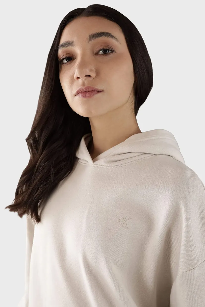 Жіноче біле худі BACK GRAPHIC OVERSIZED HOODIE 4