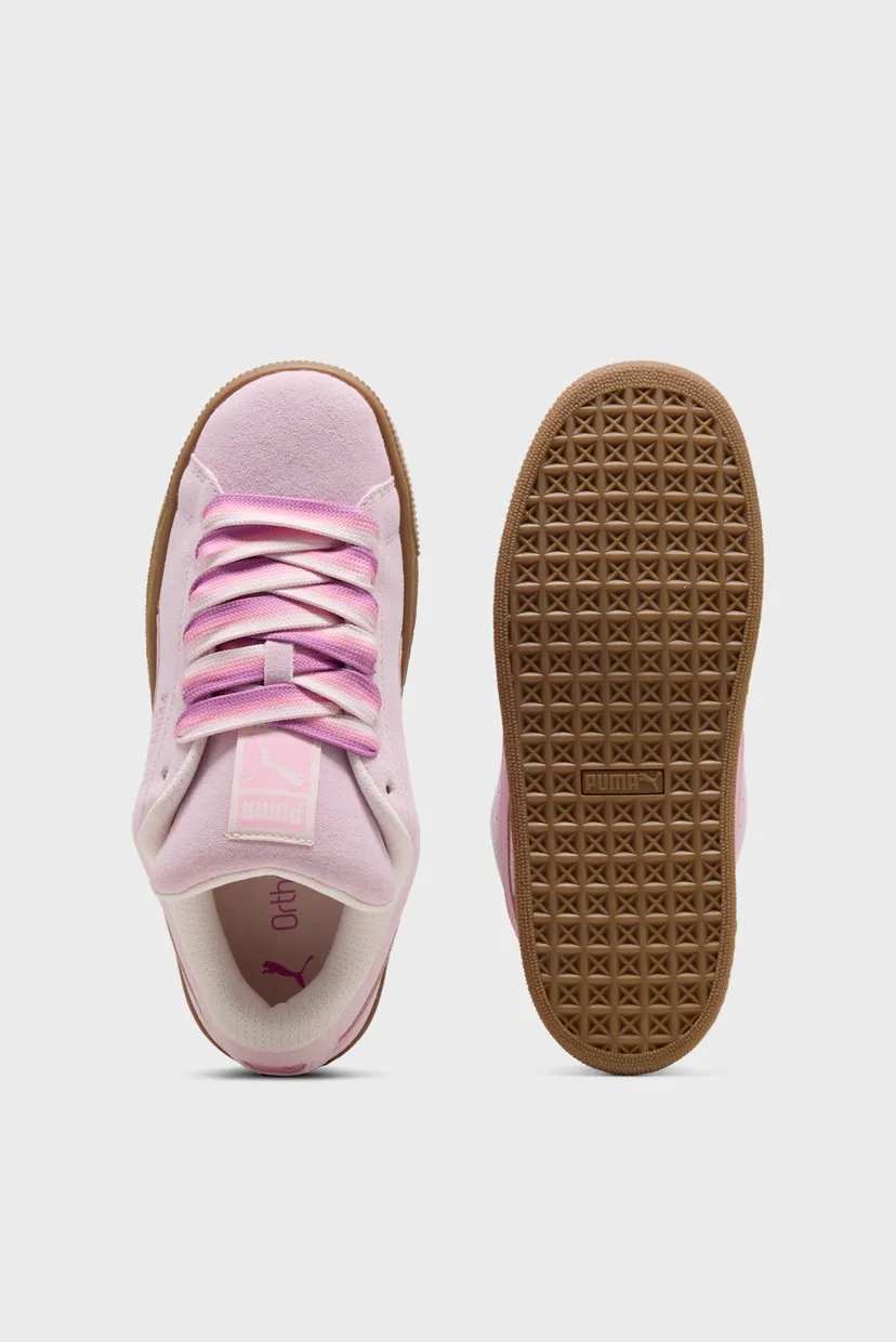 Женские розовые замшевые сникерсы Suede XL Sneakers Women 4
