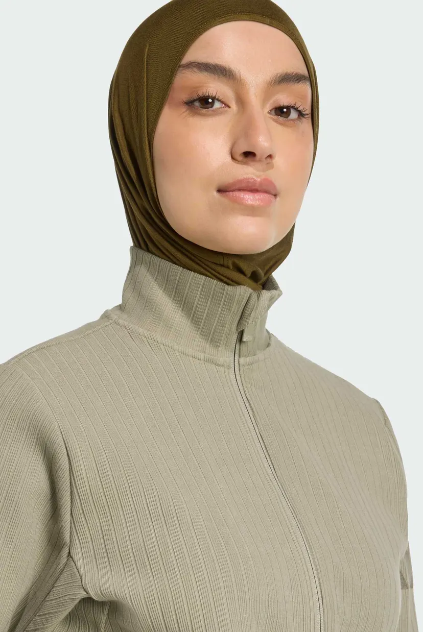 Жіноча оливкова спортивна кофта ALL SZN Winterized Full-Zip 4