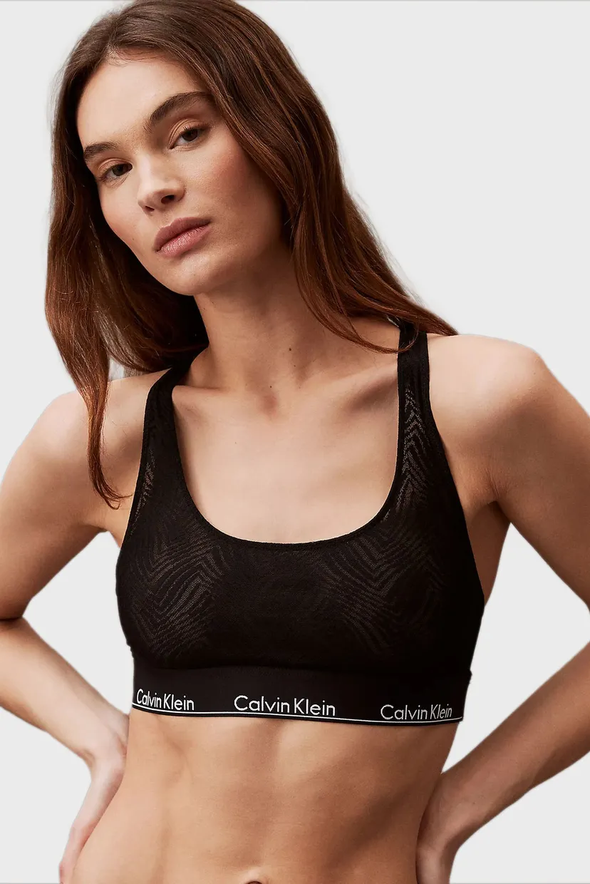 Женский черный топ UNLINED BRALETTE 5