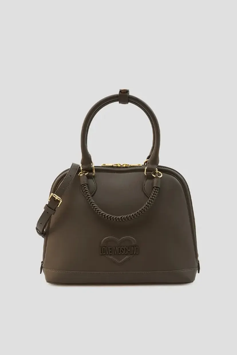 Женская оливковая сумка Love Moschino JC4100PP1OLL0203 — MD-Fashion