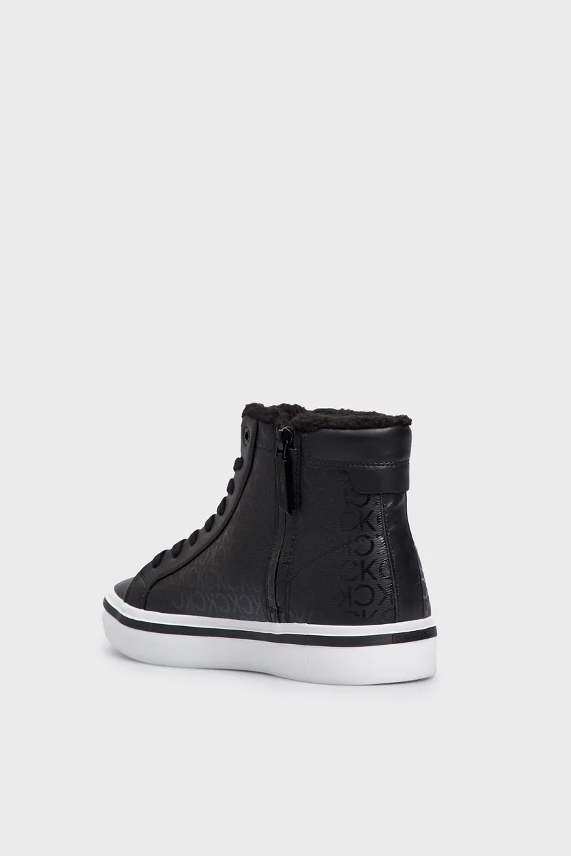 Жіночі чорні хайтопи з візерунком VULC HIGH TOP 5