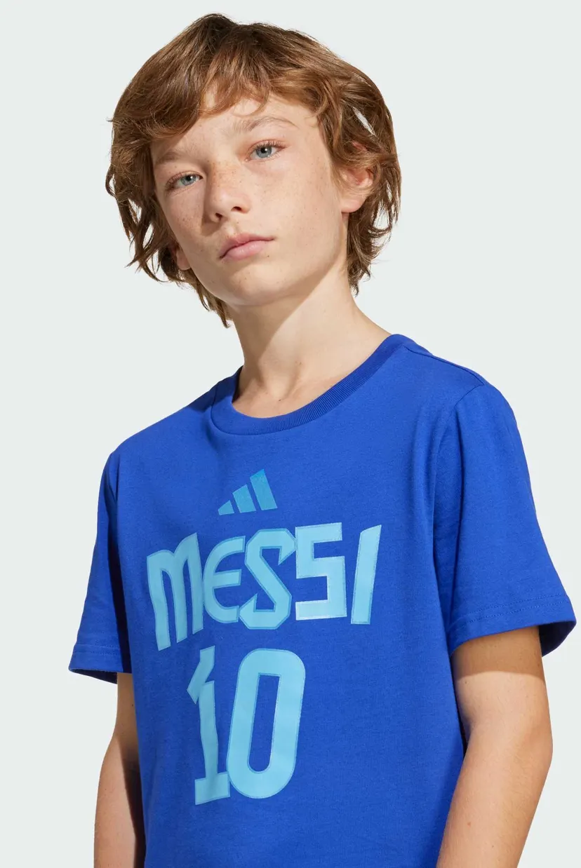 Дитяча синя футболка Messi Name and Number Graphic Kids 4